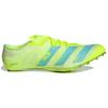 Adidas Adizero Prime Sprint Spikes Solar Yellow Clear Aqua Мужские кроссовки Core-Black FW2248
