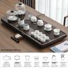 Qianyu Smart Automatic Stone Tea Tray & Ceramic Tea Set