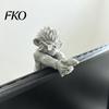 Fine Workmanship Decor Cool Monkey Figurine Computer Monitor Decor, Funny Statue Ornament, Decorative Bedroom Decoration Piece with Banana