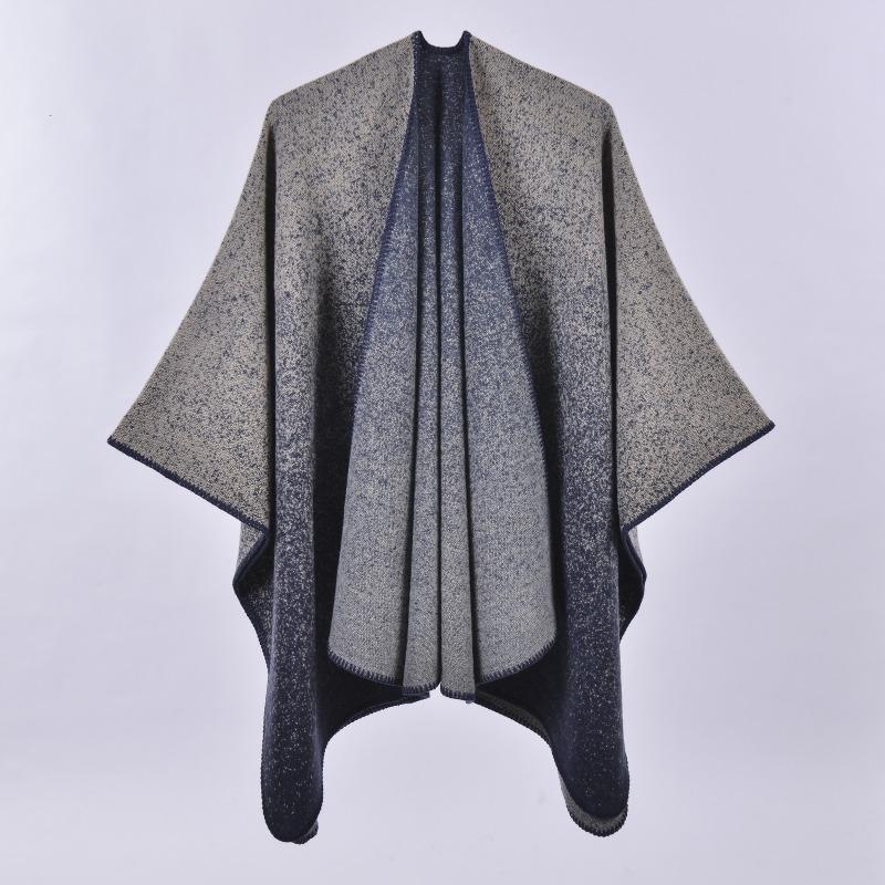 AEC Hand-sewn Edge Thickened and Lengthened Open Hot-selling Cape Air Conditioner Warm Decorative Shawl Scarf