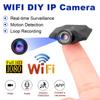120° Широкоугольная Wi-Fi IP-камера для DIY, HD 1080P, Самый маленький видеорегистратор, Детектор движения, Домашний радионяня, Камера видеонаблюдения