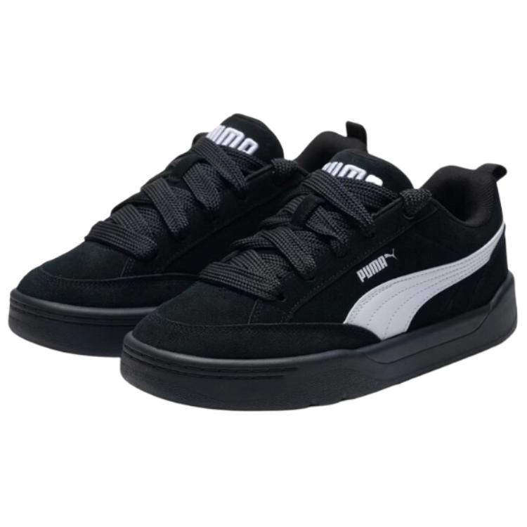 Puma Парк Стиль Жизни Натуральный Удобный Универсальный Амортизирующий Прочный Низкие Кеды для Скейтбординга Унисекс Кроссовки Черный 401606-15