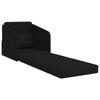 Black Sleeper Sofa 65 x 80 x 83 cm Fabric