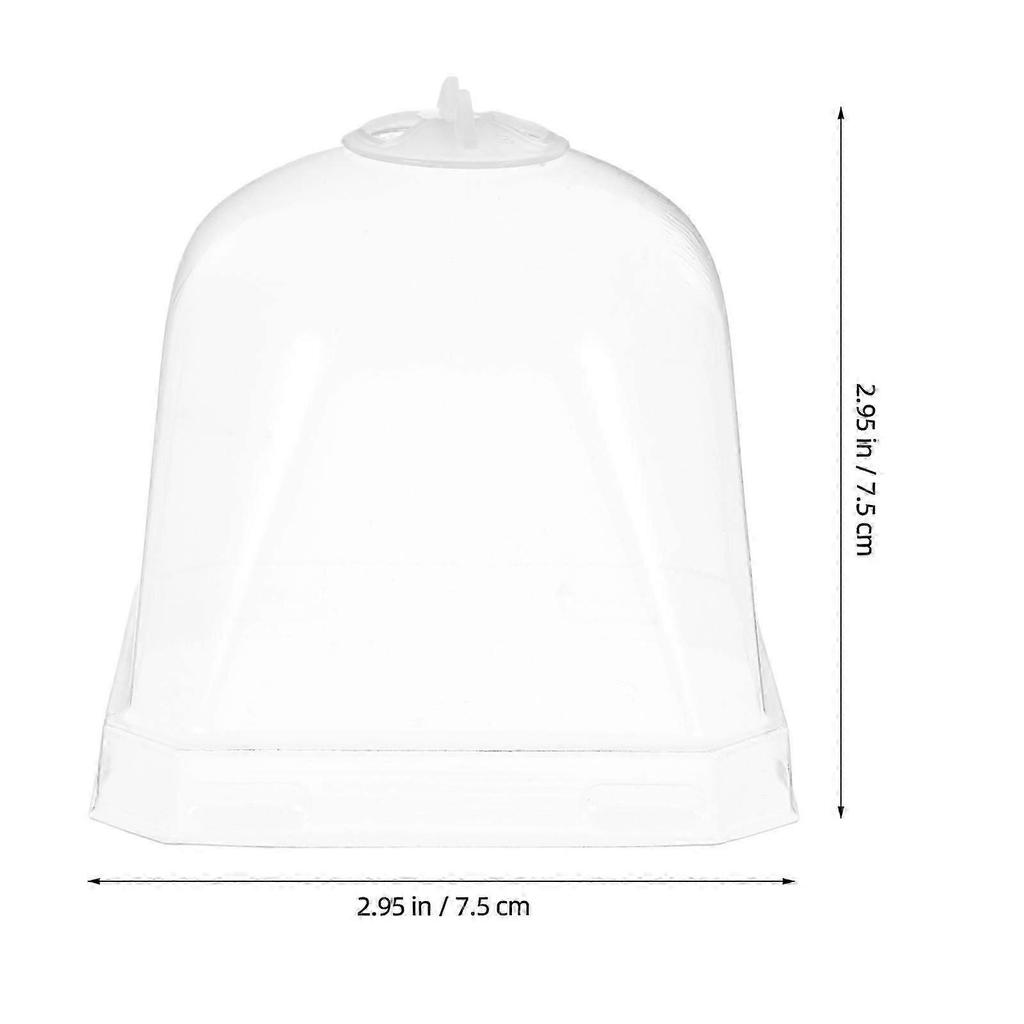 10Pcs Clear Plastic Plants Dome Protector for Garden Humidity Control