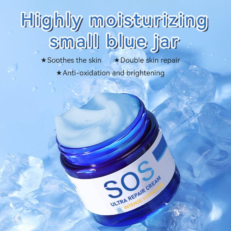 Overnight Rescue Face Cream High Moisturizing Hydrating Antioxidant Repair Day Night Cream for Damaged Skin