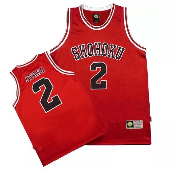 1-15 Anime Shohoku School Basketball Team Jersey Cosplay Costume Sakuragi Hanamichi Rukawa Jersey Sports Wear Uniform
