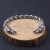 925 Sterling Silver Viking Bracelet - Le Regard Des Loups