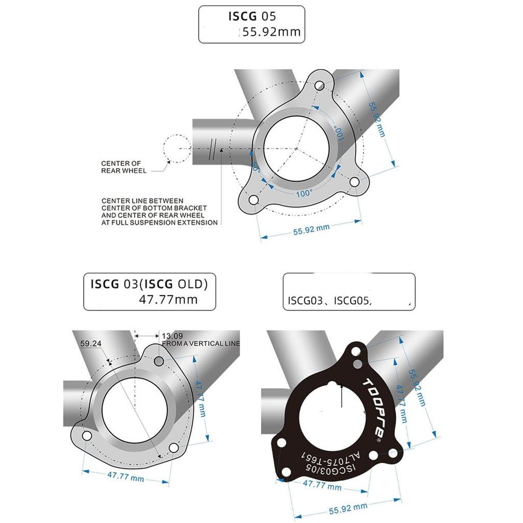 HOUSON Цепь Направляющая цепи велосипеда Защита цепи велосипеда для гоночных велосипедов ISCG 05 ISCG03 BB Передняя направляющая цепи Направляющая, Велосипеды,