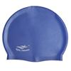 Однотонная водонепроницаемая силиконовая шапочка для плавания — удобная для студентов, взрослых и детей