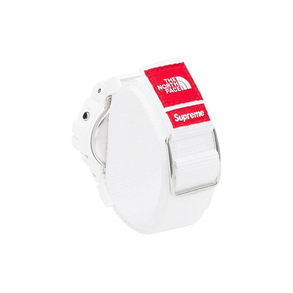 Casio G-Shock Series North Face Supreme Collaboration 200M Waterproof Quartz Movement Nylon Strap Unisex White Dial Unisex watches DW-6900NS-7CR