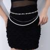 Exquisite Luxury Star Pendant Keychains for Men Rock Goth Pants Waist Belts Wallet Bag Chain Jeans Pants Male Jewerly Grunge