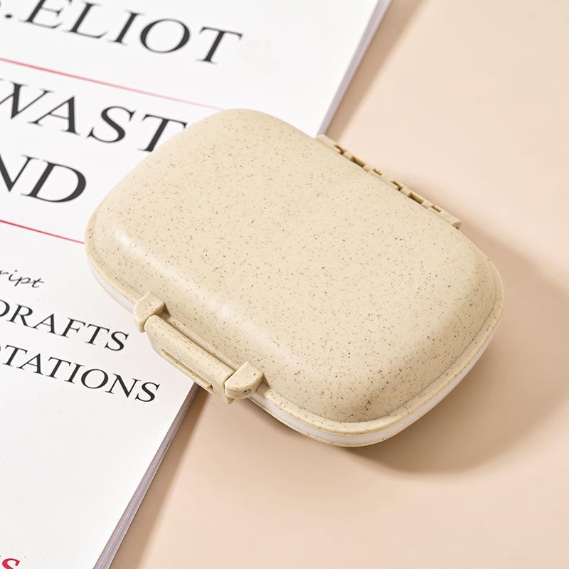 Портативная герметичная аптечка с 8 ячейками — пыле- и влагонепроницаемая, органайзер на 7 дней