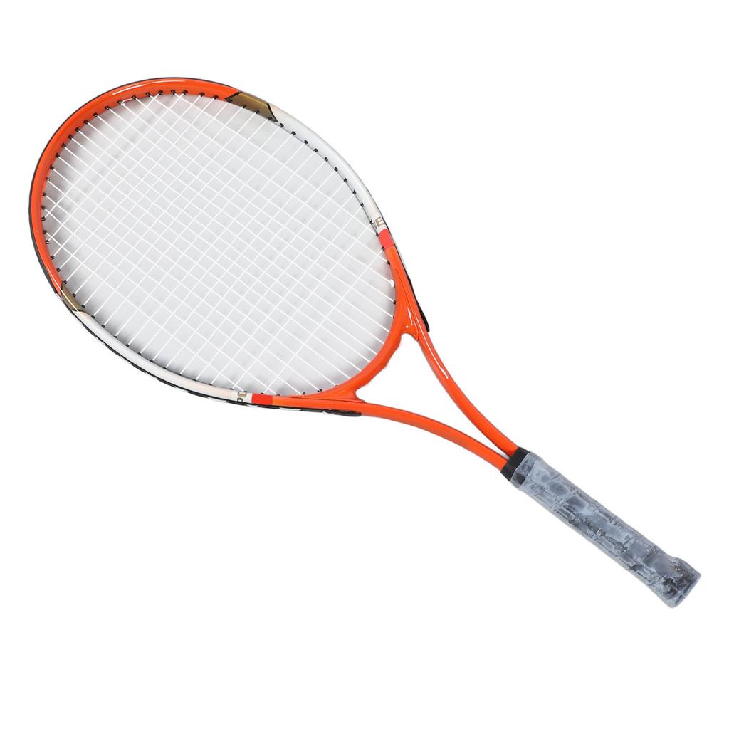 Теннисная ракетка 27 дюймов для взрослых и подростков, из алюминиевого сплава и нейлона, рекреационная теннисная ракетка с чехлом для ракетки для начинающих