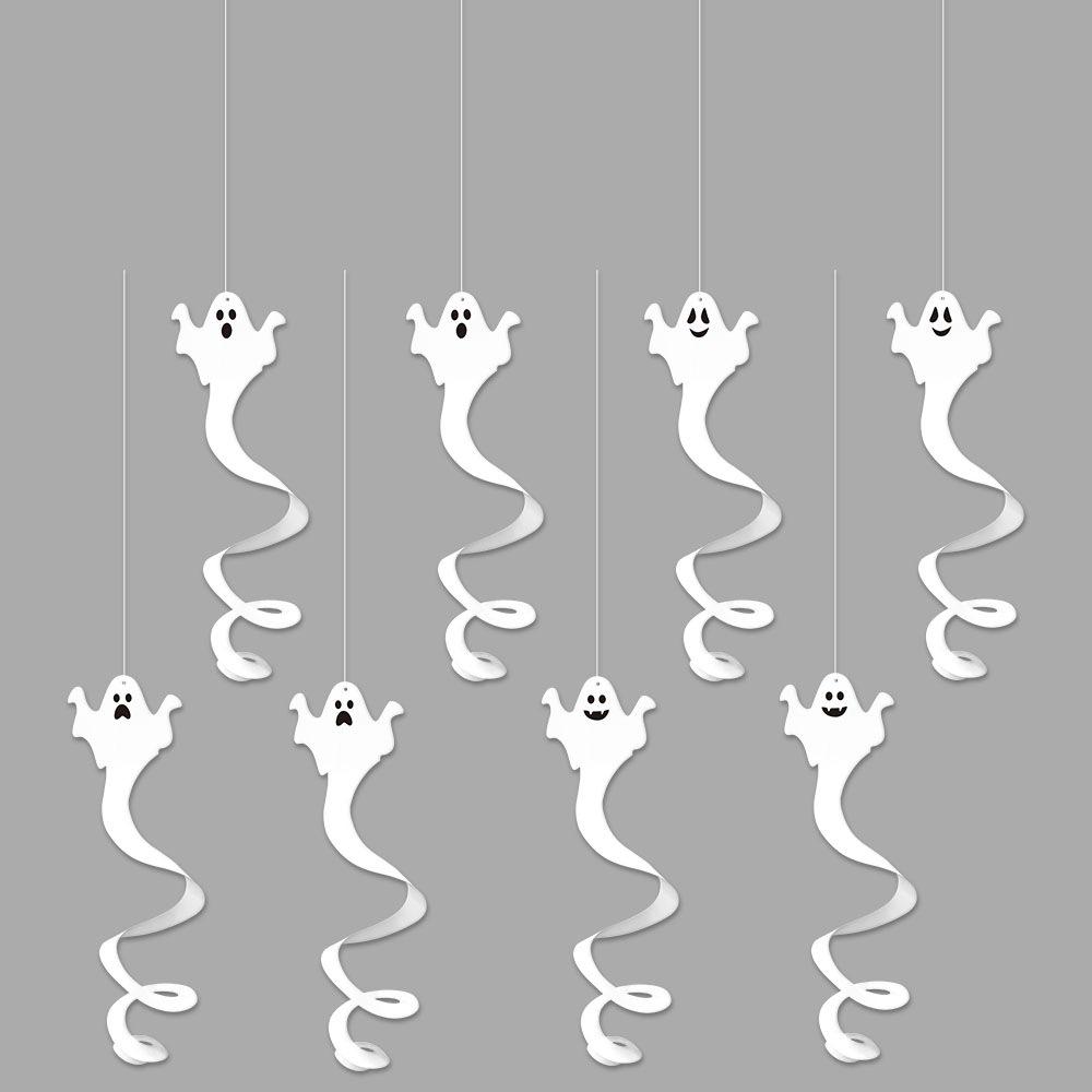 Halloween decoration - ghost pendant - ghost decoration for Halloween - Halloween scene setting props