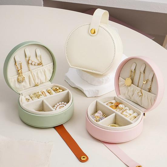 Шкатулка для ювелирных изделий, колец, сережек, органайзер с несколькими отделениями, водонепроницаемый, компактный, портативный, дорожный, футляр для ювелирных изделий