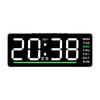 Цифровой светодиодный будильник с датой, температурой, яркостью, регулировкой, электронные часы, детские, прикроватные, бесшумные, с функцией повтора сигнала, 12/24 ч, питание от USB