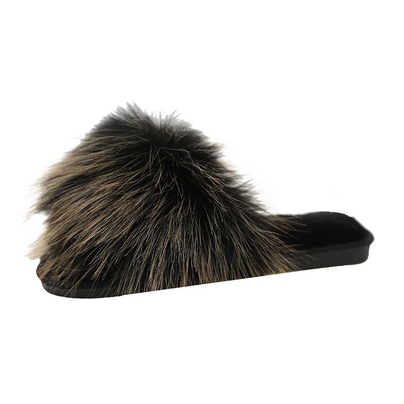Новые удобные мягкие тапочки с плюшевой подкладкой для дома и улицы, теплые и модные, универсальные меховые тапочки