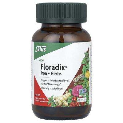 Floradix® Железо + Травы, 60 жидких фитокапсул