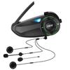 EJEAS Bike Intercom Q8 Motorcycle Intercom 6 People Simultaneous Mesh Communication Improved Stability Communication Distance 2000m For Intercom Bikes