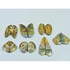 16-26 MM Natural Bumble Bee Jasper Pair Fancy Cabochon Gemstone 7 Pair Lot C-764