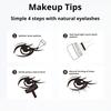 Lower Lash Stamp Eyelash Stamp Set 2-in-1 Waterproof Sweatproof Eyeliner Quick Eye Makeup Tool Long-lasting Lower Lash Stamp for Beginners