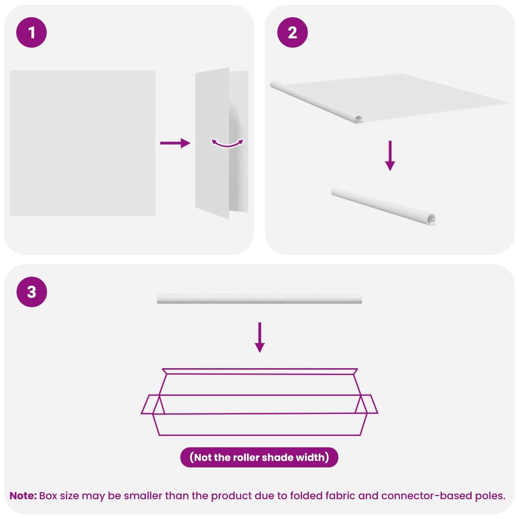 Outdoor Roller Blinds with UV Protection White 120 x 140 cm