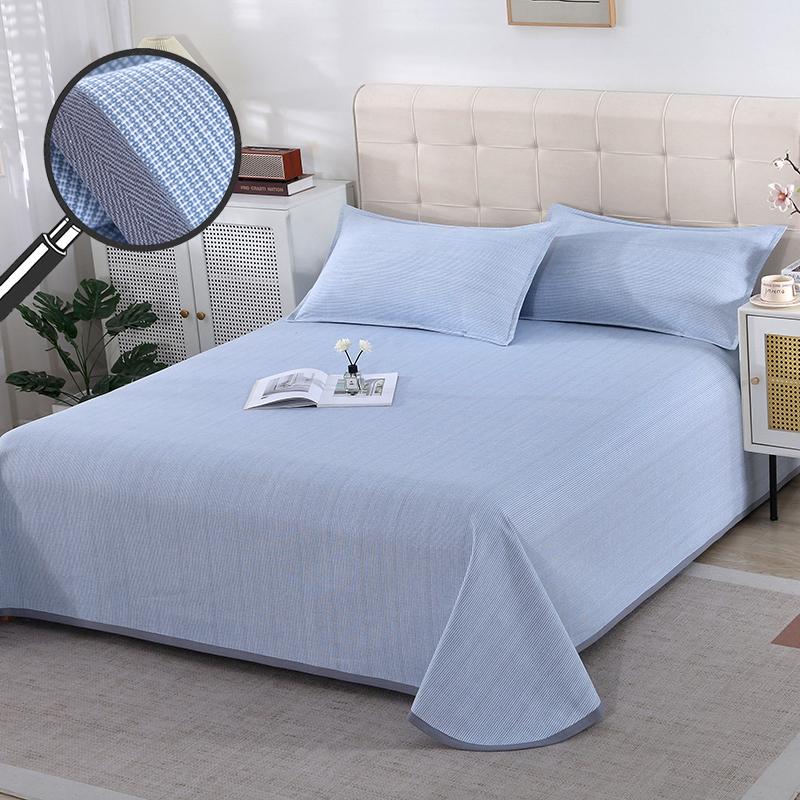 Трехсекционный комплект постельного белья из плотной марли 2025: Очень толстый, чистый хлопок, старая грубая ткань, прохладный коврик