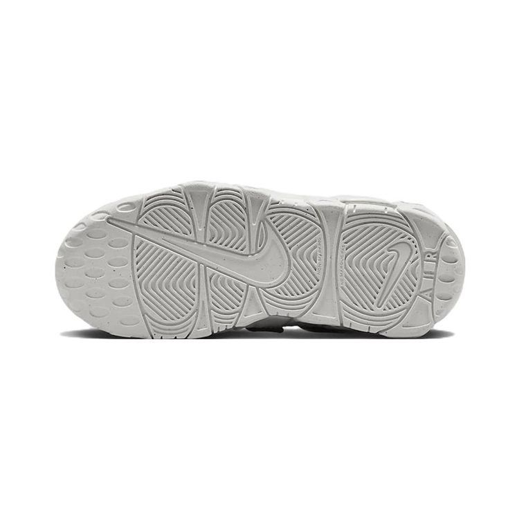 Nike Баскетбольные кожаные детские кроссовки Air More Uptempo PS White Phantom Black DZ5322-001