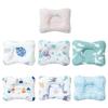 Printed Baby Pillow for Newborns Soft & Comfortable Sleep Support Cushion Comfortable Cotton Concave Nursing Pillows