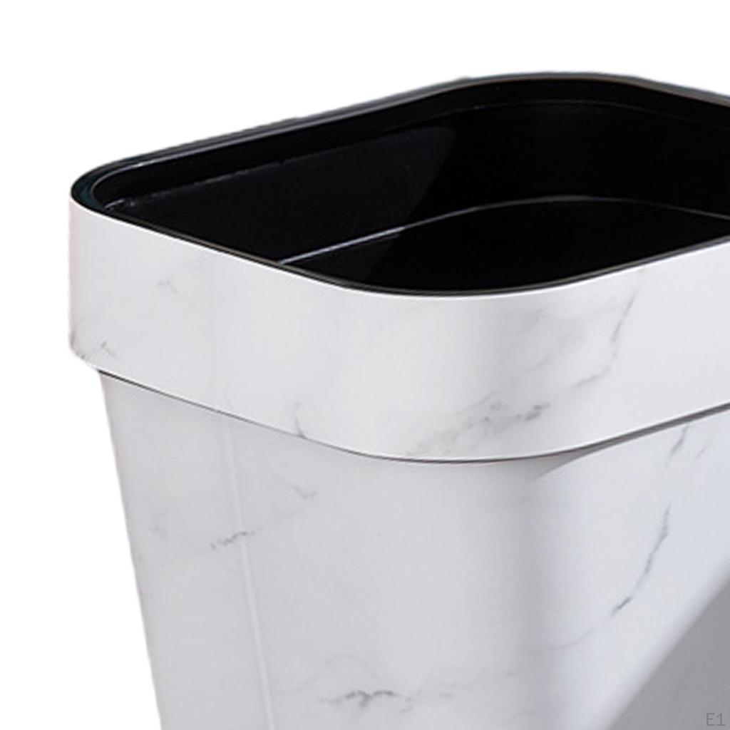 Квадратное мусорное ведро 14 л для гостиной, ванной комнаты, офиса, прачечной