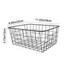 With Built-in Handle Storage Basket Large Capacity Sundries Container  for Bathroom Kitchen