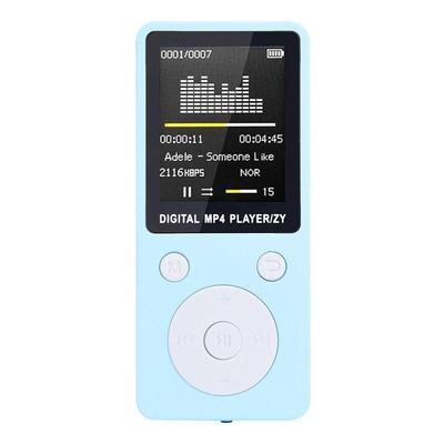 Портативный MP4 Lossless Sound Music Player FM Recorder Walkman Player Mini Поддержка музыки, радио, записи, MP3, TF-карта, без памяти
