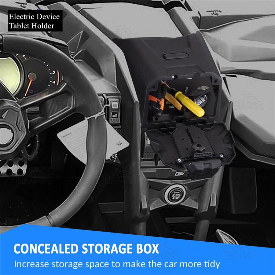 Держатель для планшета с электроприводом, крепление с GPS для Can-Am Maverick X3 и Max 2017-2022 гг.