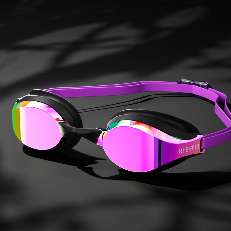 Профессиональные очки для плавания унисекс для гонок, линзы HD и очки для плавания с защитой от запотевания для взрослых