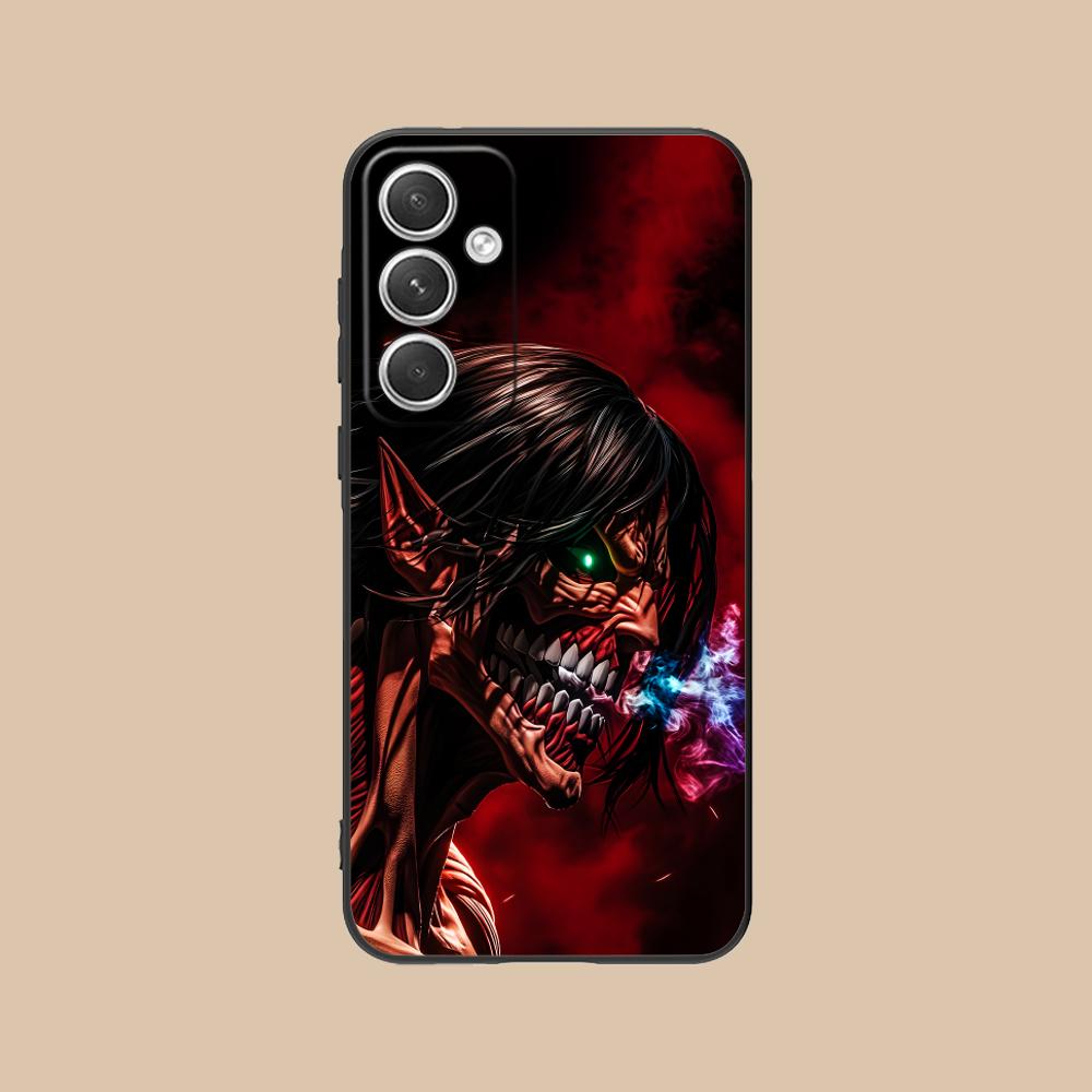 Чехол для мобильного телефона AOT Эрен для Samsung Galaxy S25 S24 S23 S22 S21 S20 Note20 Plus FE Ultra Цветной Защитный Роскошный Чехол