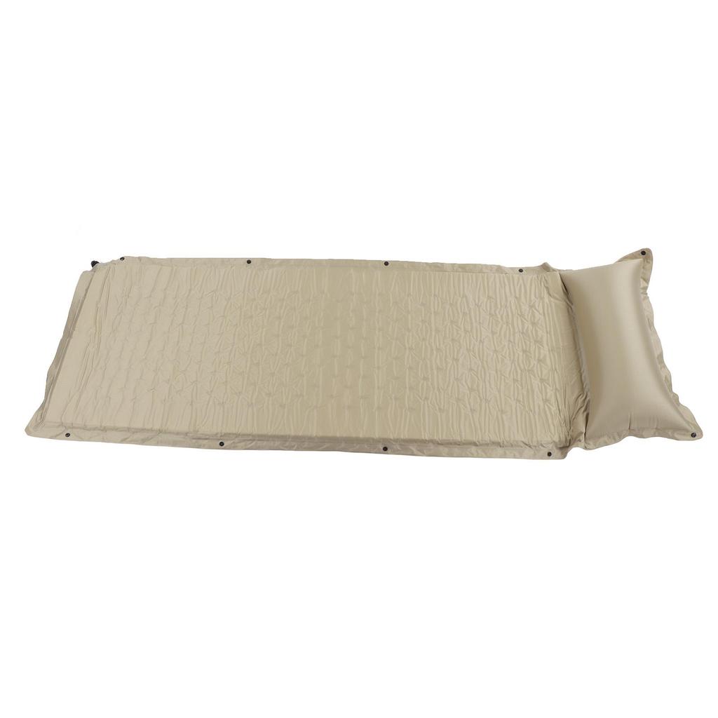 Спальный коврик цвета хаки, самонадувающийся, водонепроницаемый, утолщенный, прочный, из полиэстера, эпонжа, кемпинговый матрас для