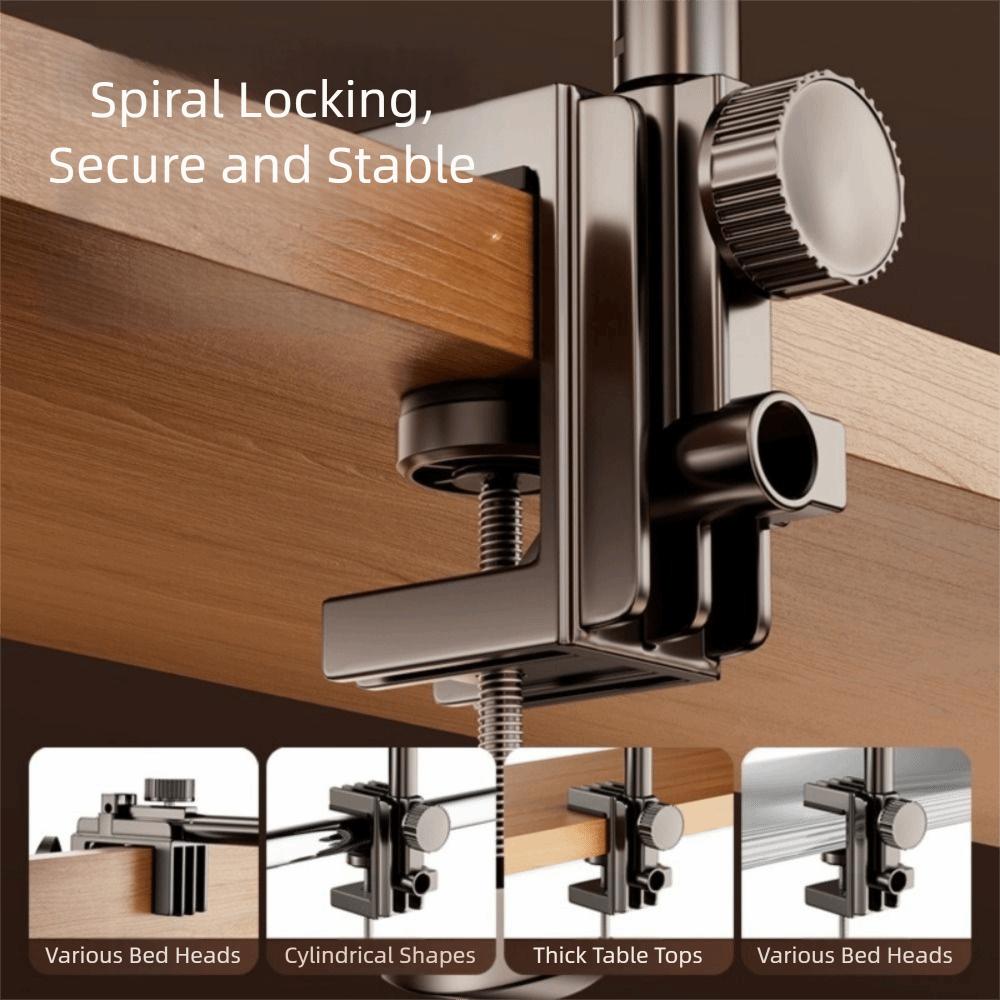 Carbon Steel Phone Tablet Holder 360° Rotating Pad Tablet Bracket Tablet Mount Stand  for Home