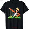 Крутая футболка с принтом DJ Remix Club Mix Music DJ Dance Lover, винтажная, стиранная, эластичная, уличный стиль, удобная, модная, мягкая