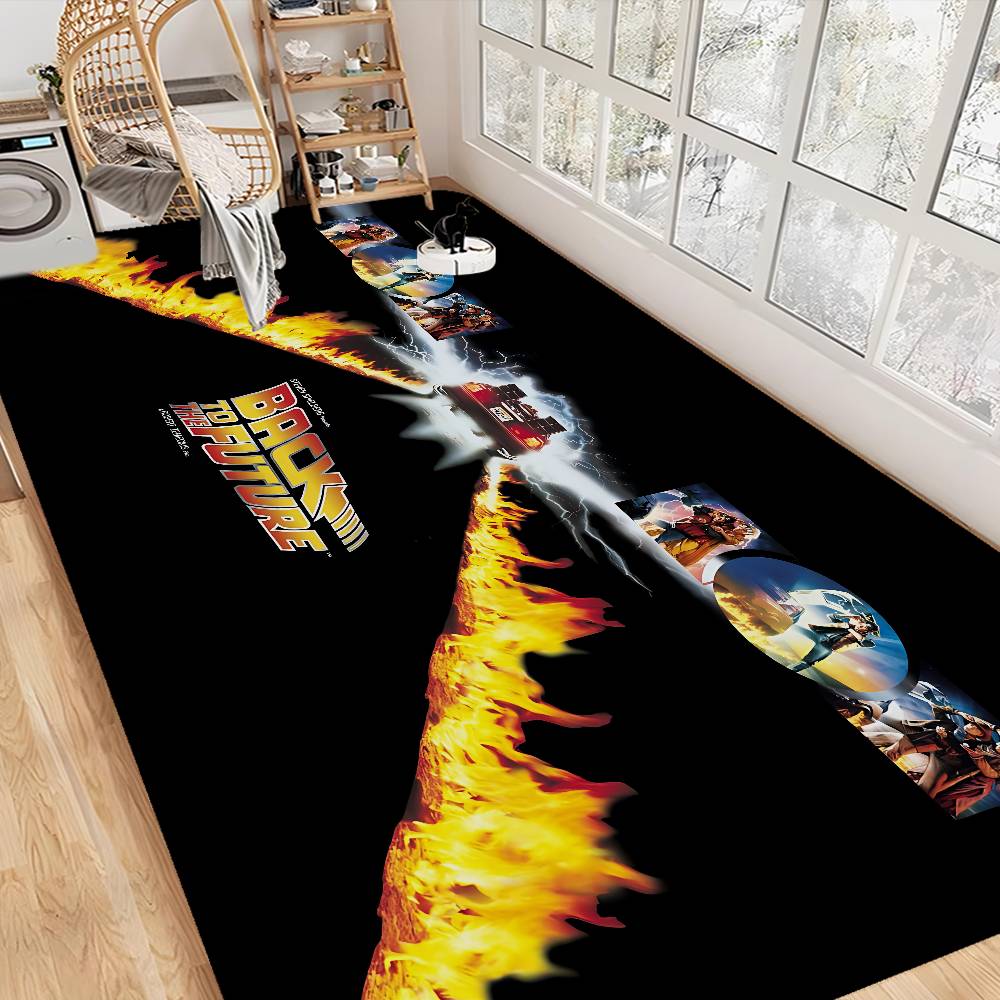 Back To The Future Kitchen Mat Kids Room Bedroom Decoration Balcony Anti-Slip Doormat Living Room Alfombra