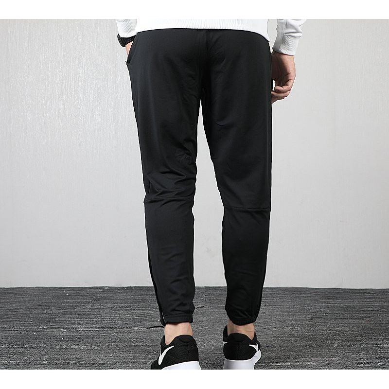 Nike Dri-Fit дышащие облегающие вязаные спортивные брюки мужские черные BV4818-010
