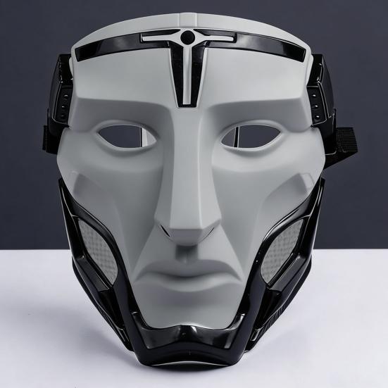 Маска Заключенного Отряда Пластиковая Маска для Косплея на Вечеринку Хэллоуина Реквизит для Ролевых Игр для Взрослых Детей Забавный Аксессуар к Костюму