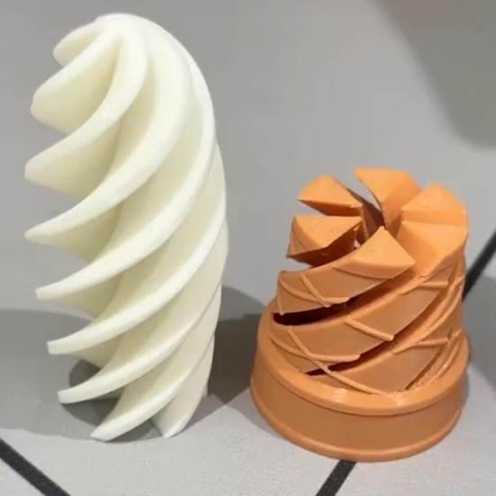 Декорация для рожка с мороженым Имитация Реалистичная 3D-печатная модель десерта для детских ролевых игр Милый реквизит для пекарни Уникальный подарок для любителей еды