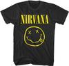 Футболка с логотипом Nirvana Smile Face - Черная (X-Large)