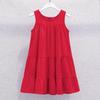 Летнее модное платье-майка для девочек - свежая, стильная юбка принцессы