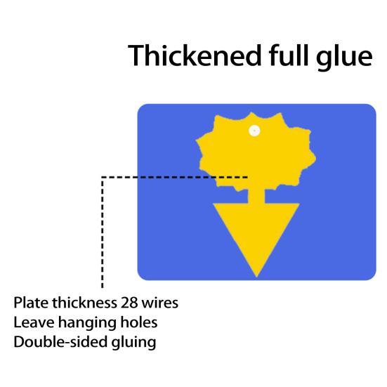 5 шт., ловушка для мух, липкая двусторонняя сильная липкость, желтая ловушка для мух в форме бабочки, бумажная липкая доска для тли и сада