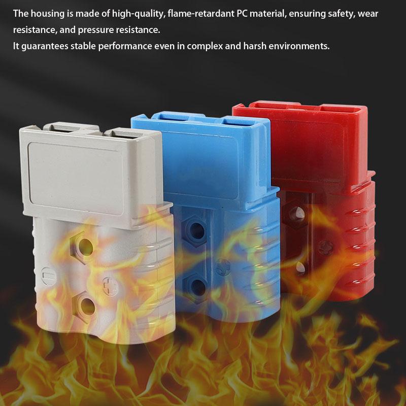 2 ШТ. Для разъема Anderson Вилка Электрический вилочный погрузчик EV Автомобильный аккумулятор Быстрое соединение Отсоединение Питание 50A 120A 175A 350A 600V Вилка