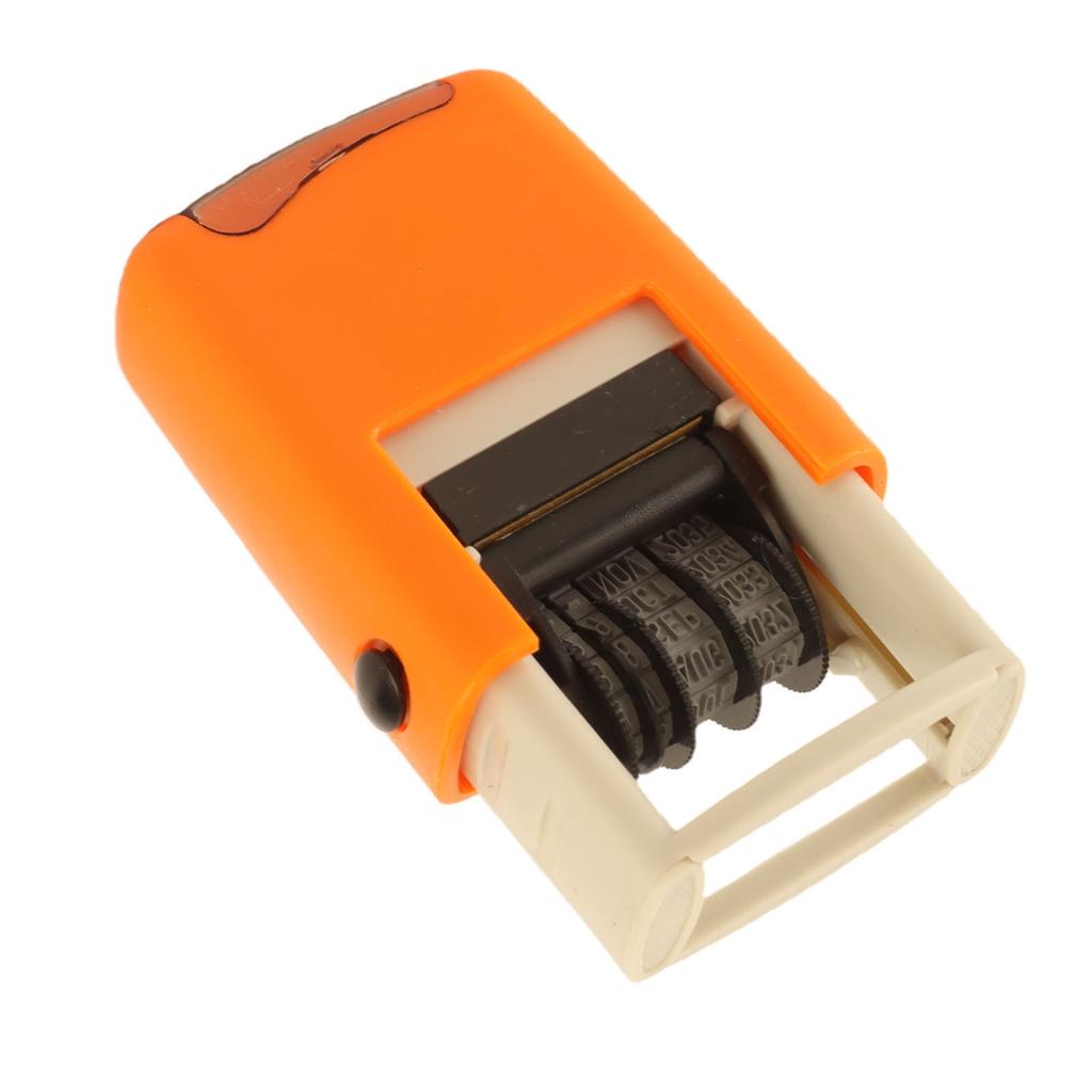 25x2.8mm English Date Stamp Clear Stamping Quick Drying Date Stamp for Study Work Life