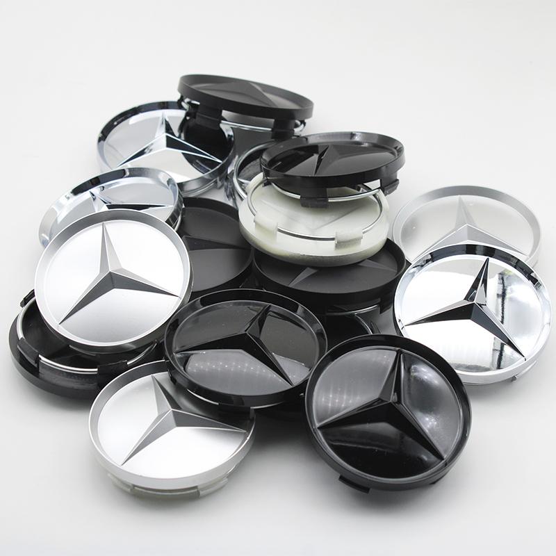 4Pcs 60mm Car Wheel Center Cover Badge Hub Cap replace Accessories For Mercedes Benz C43 C63 C55 C Class AMG C180 C200 C220 C30 CW1