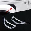 2PCS Car Wheel Eyebrow Side Air Conditioning Vent Outlet Decoration Cover Sticker for Jeep JL Wrangler 2018 Car