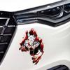 Accessories Truck Car Body Decoration Motorcycle Decal Wolf Head Car Sticker 3D Realistic Sticker